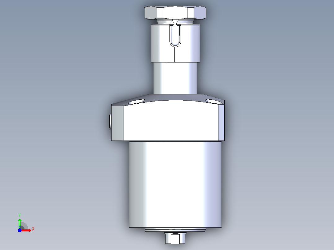 KOSMEKLHA0750-GRD多系列多零件图纸模型前视图