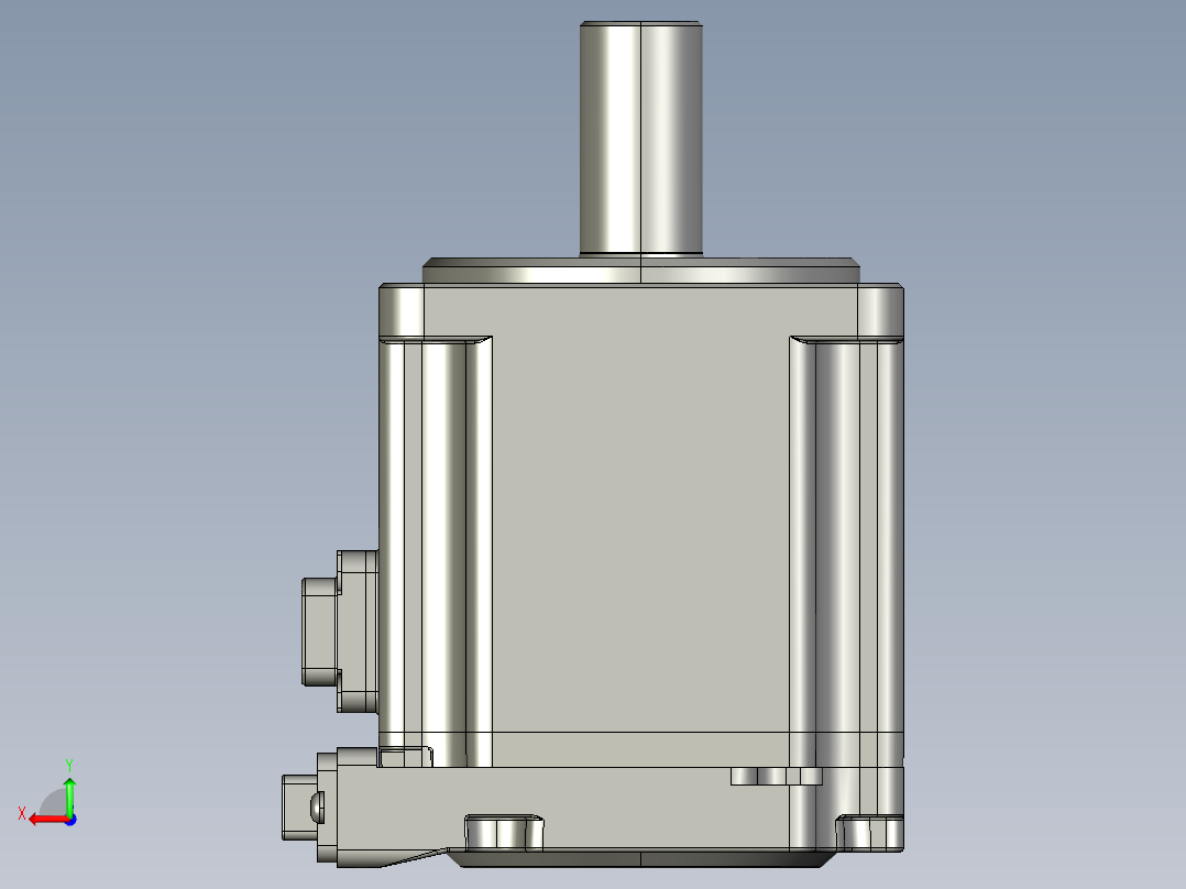 电机MS6H-60CN30B3-20P2-S.STEP后视图