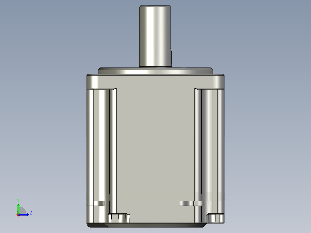 电机MS6H-60CN30B3-20P2-S.STEP左视图