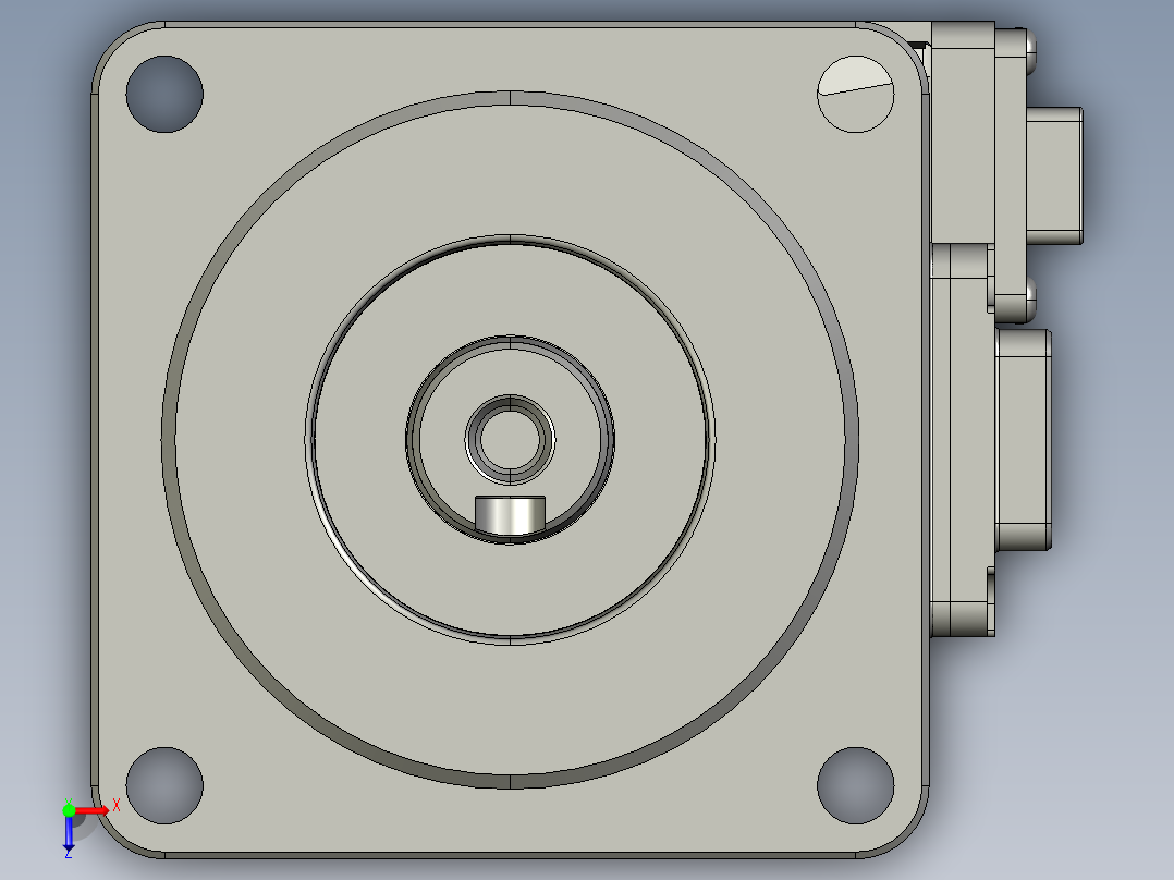 电机MS6H-60CN30B3-20P2-S.STEP俯视图