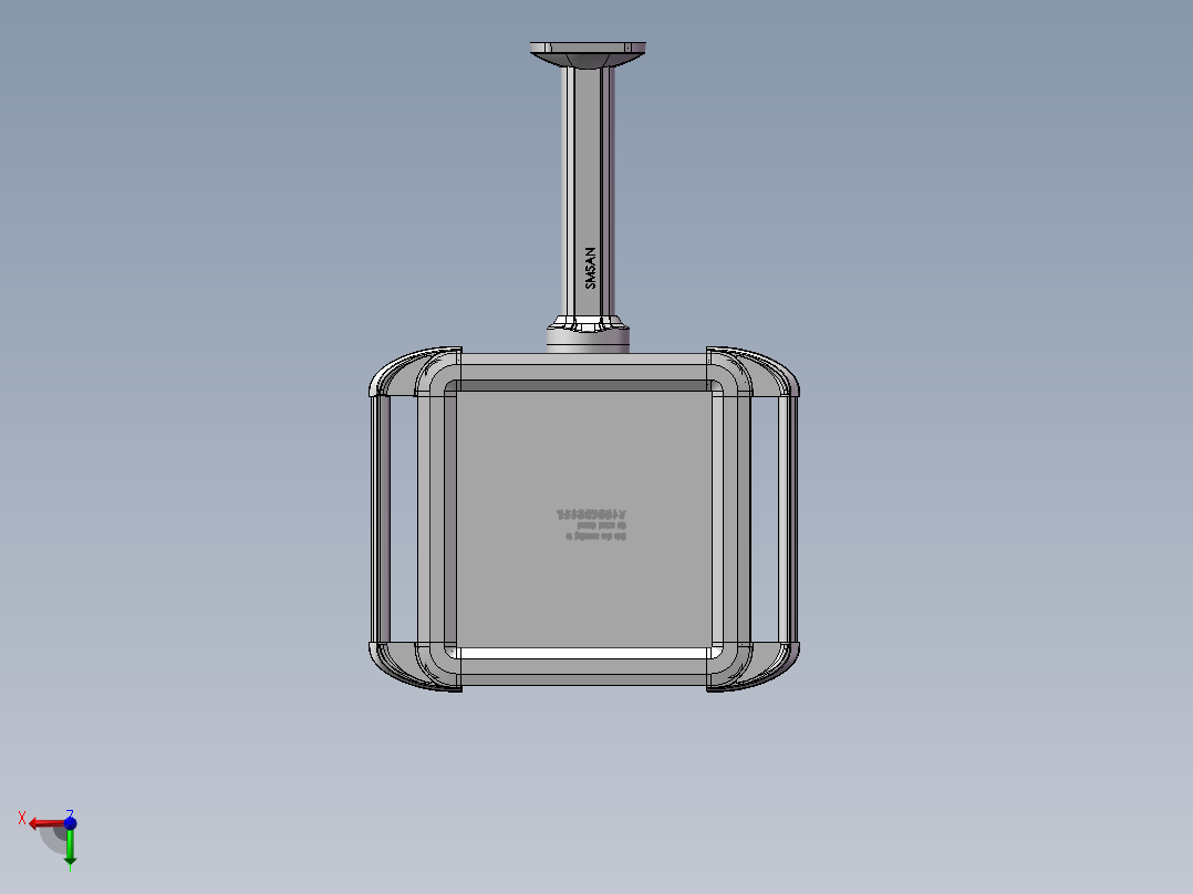 向下固定底座+箱体连接器+控制箱