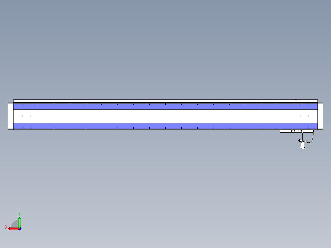 威洛博VL系列直线电机模组-VL17E3-S1650后视图