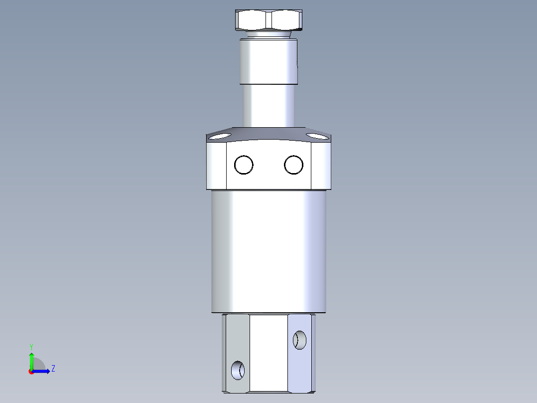KOSMEKLHA0550-SRN多系列多零件图纸模型左视图