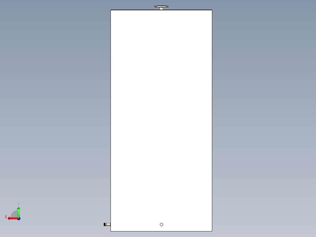 冲淋洗眼器房三维模型-带提升泵后视图
