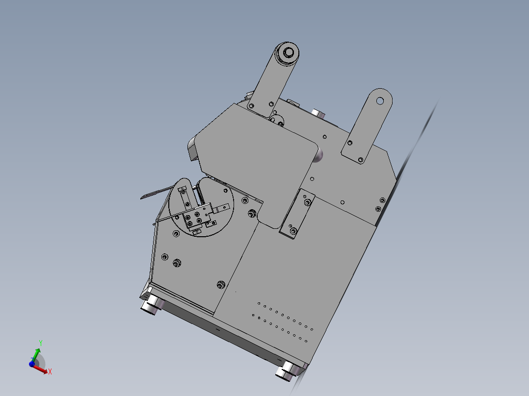 卷胶布机 SolidWorks打开机械设备3D图纸单个sldprt文件无零件主视图