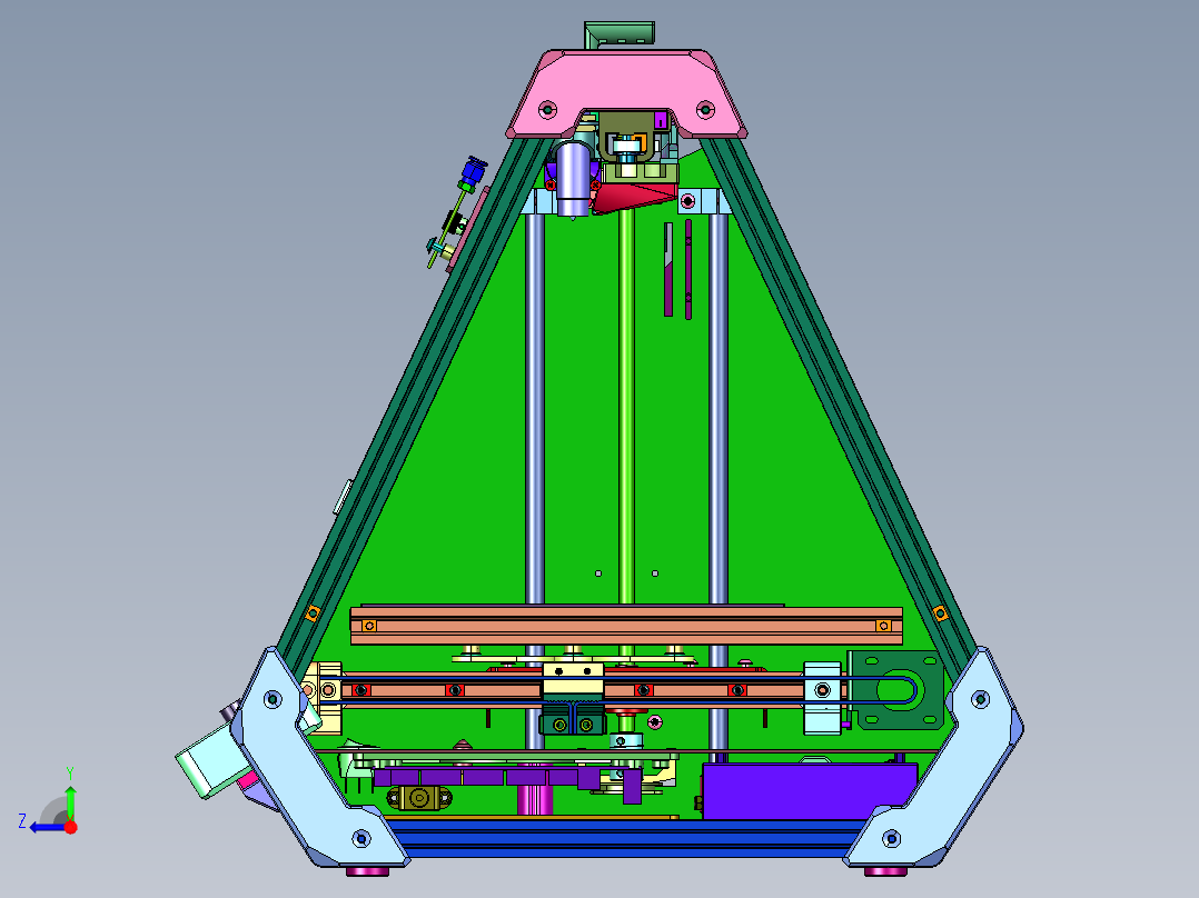 迷你三维立体玩具3d打印机右视图
