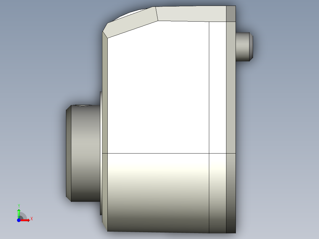 位置顯示器(DD51)(FN)-3D多系列多零件图纸模型前视图