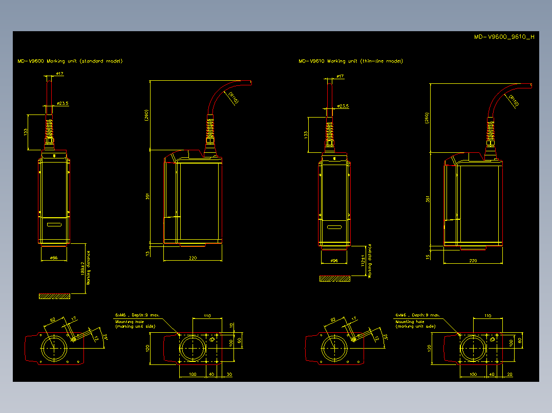 基恩士md_v9600_cad_kc图纸模型