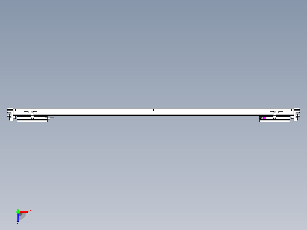 威洛博VL系列3d模型模组2VL14S2Y-S1250俯视图