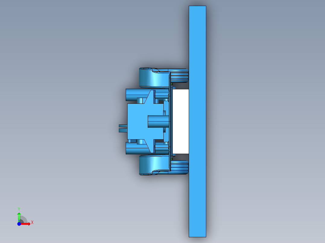 抄数本田飞度玩具回力车前视图