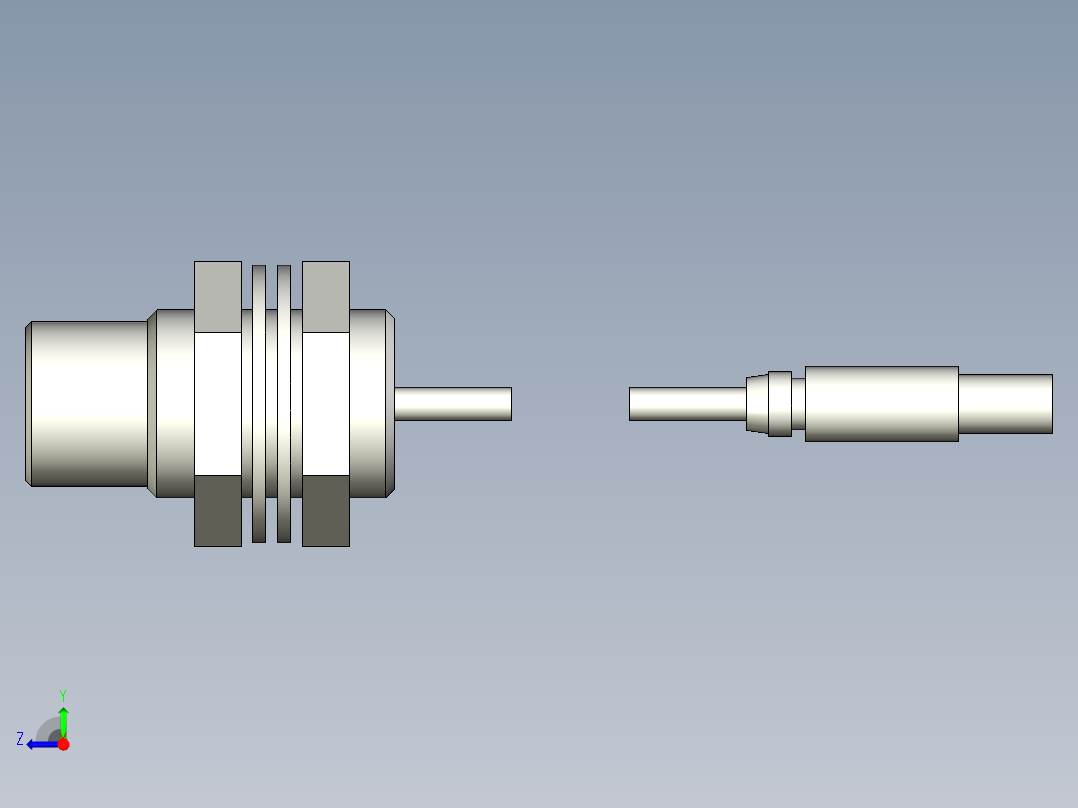 基恩士EX-016_kc图纸模型右视图