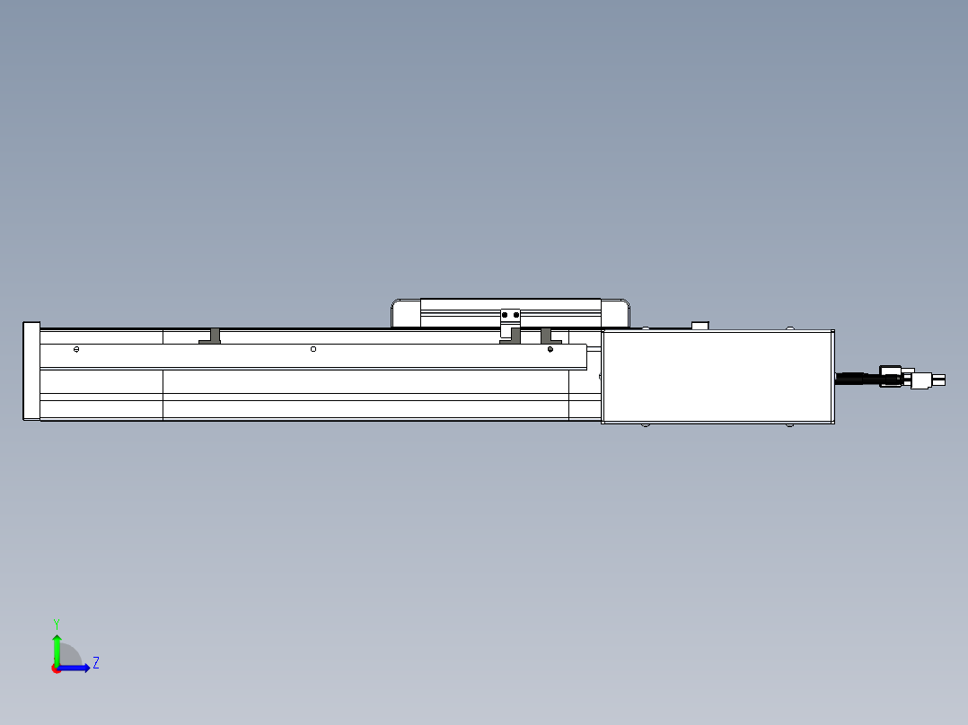 威洛博LB.GB同步带传动--欧规系列LB6A-L65-S200-BR左视图