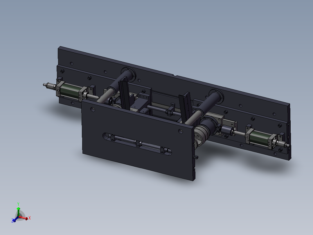 东风天龙推力杆全自动热压装夹具