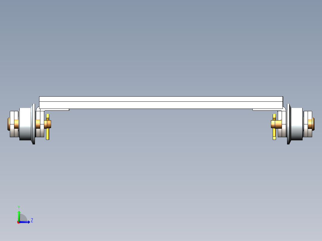solidworks 链板输送机左视图