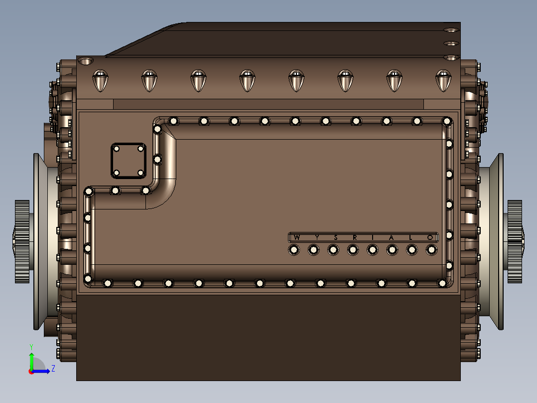 Renk-Hswl-194传动装置左视图