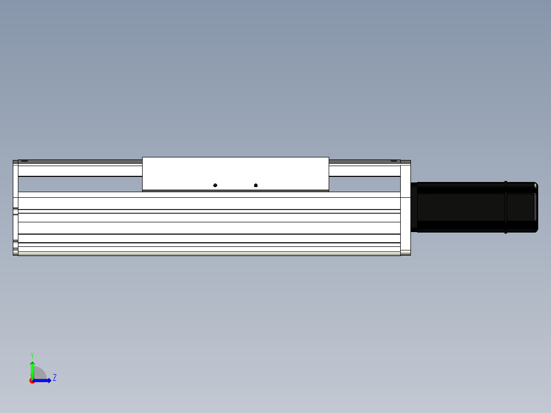 Toyo东佑达直线模组-ETH22-100-BC-400W+煞車左视图
