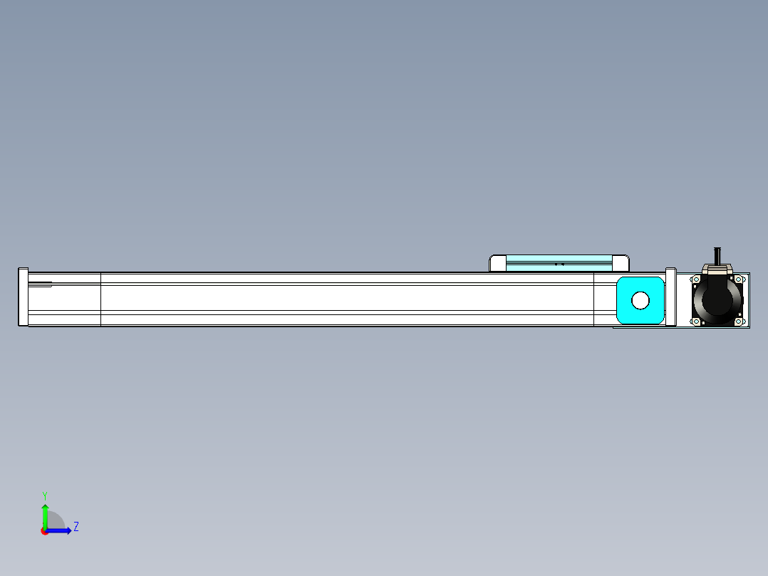 欧规系列-LB6A-L65-S500-BL-ZP40-C3左视图