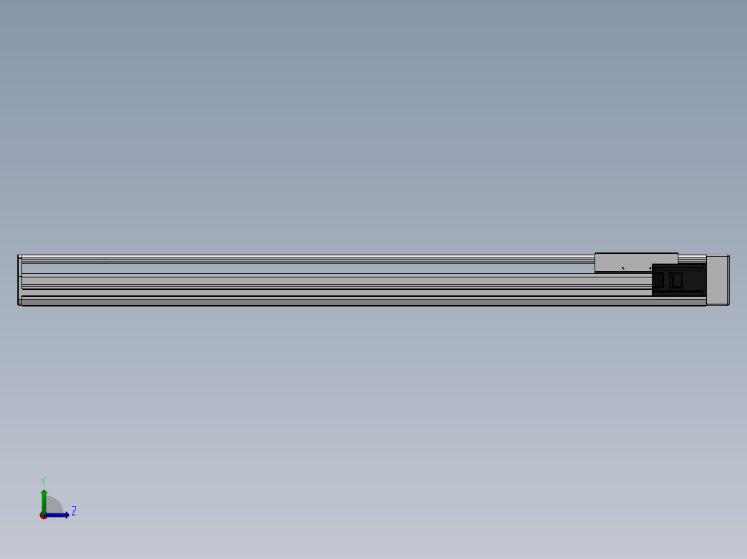 精密模组MY170-T10-1000L-BR-P40B-C4-C左视图