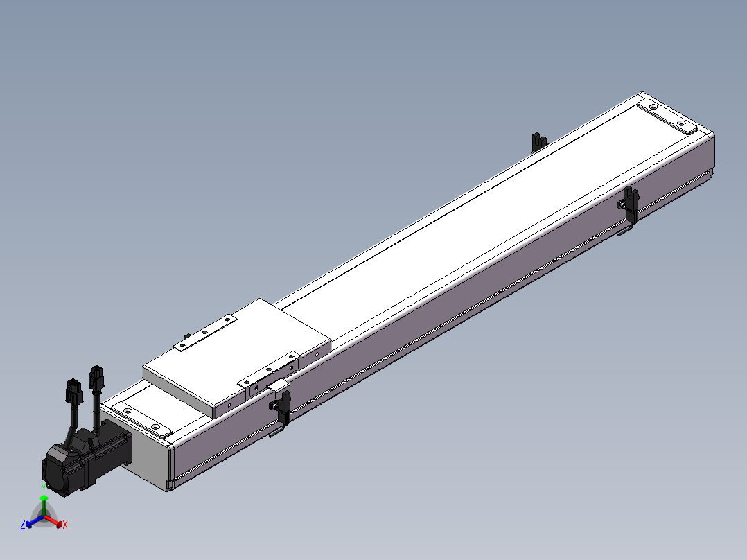 精密模组MC100-L05-500-BC-M10-C4正等轴测图