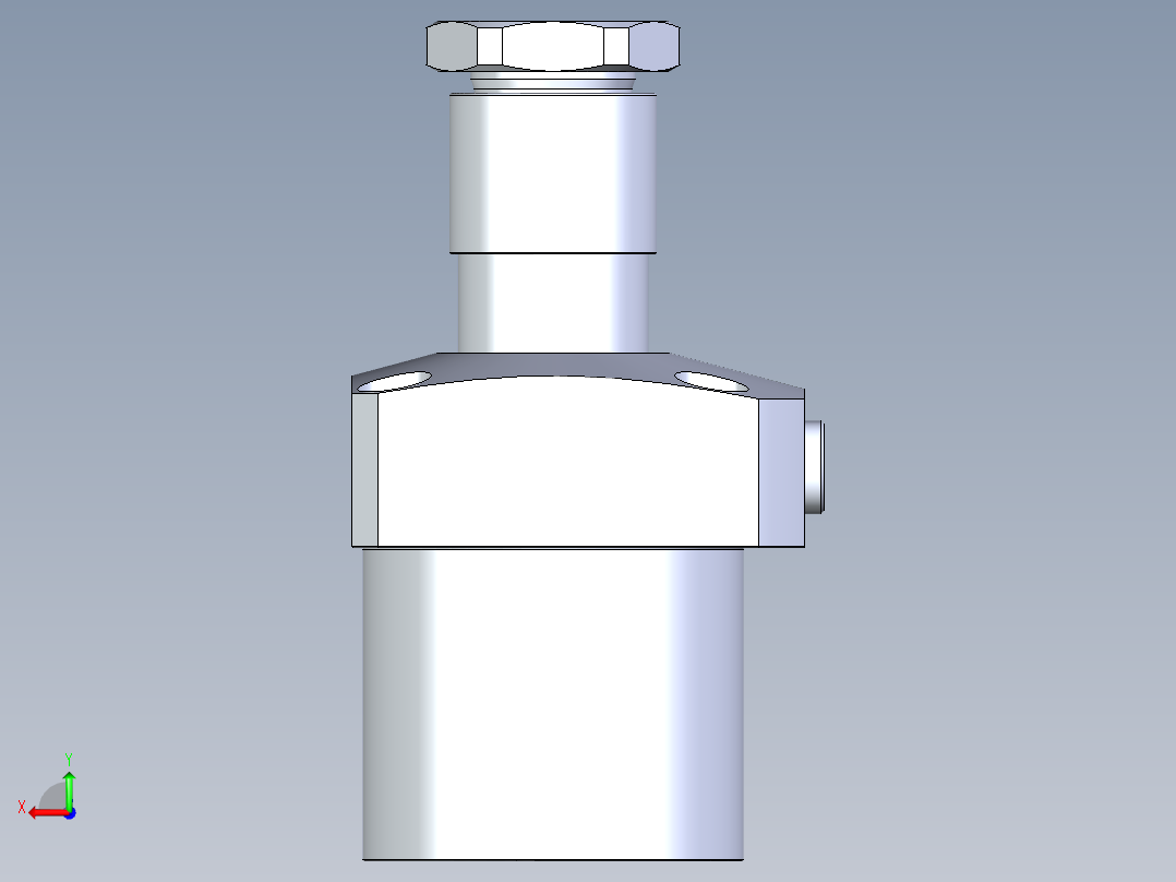 KOSMEKLHA0900-CR-Y45多系列多零件图纸模型后视图