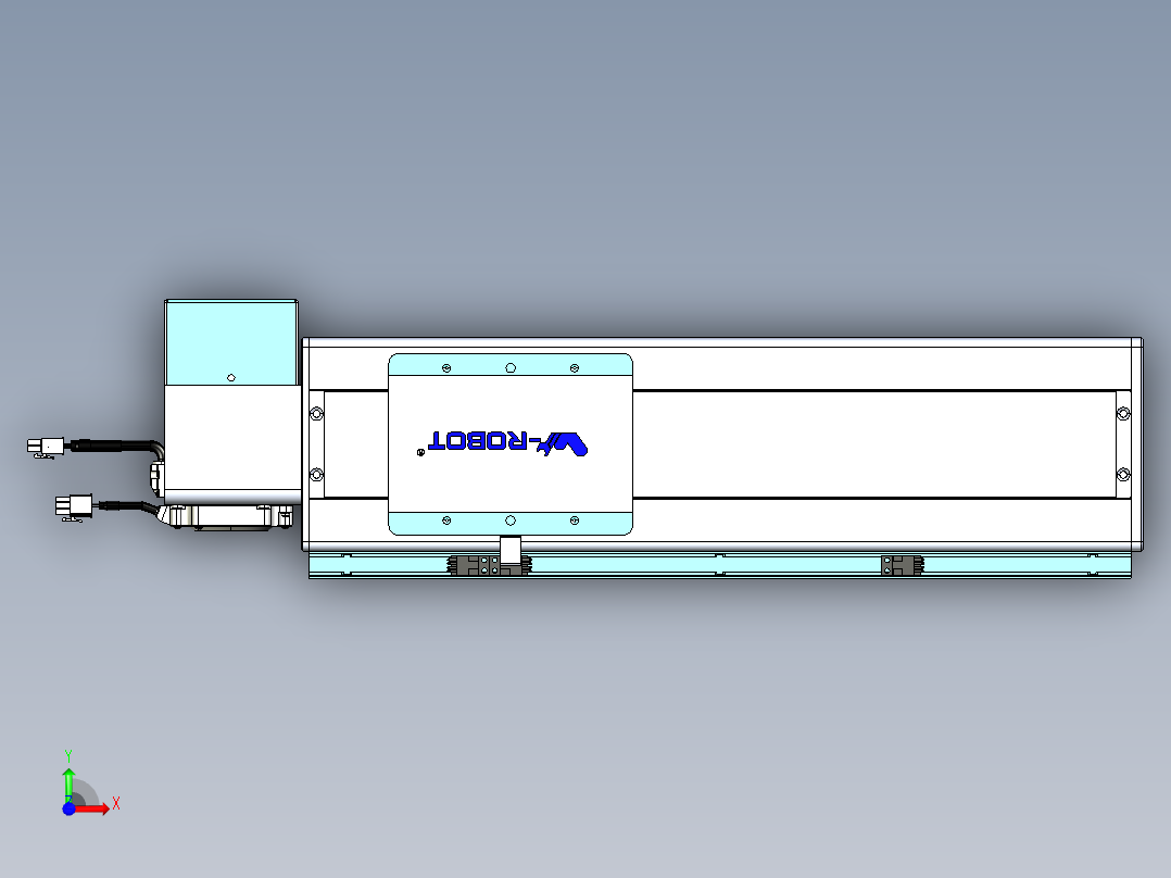 威洛博VBC同步带传动一无尘环境VBC14-L45-S250-BRD-ZP75-C3前视图