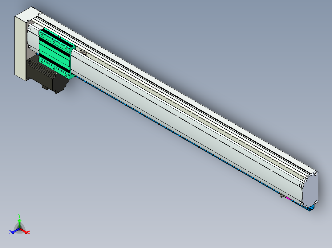 威洛博VF10-L16-C-S800-BL-P40-C4正等轴测图
