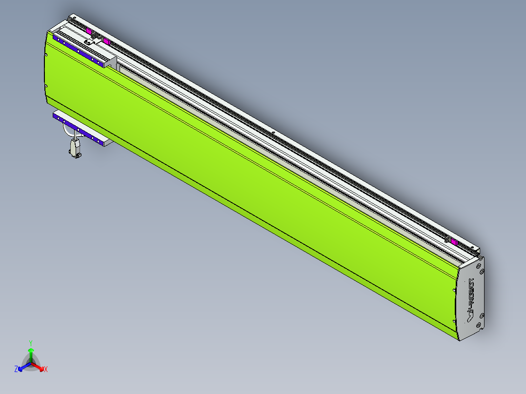 威洛博VL系列3d模型模组VL22H2Y-S1200正等轴测图