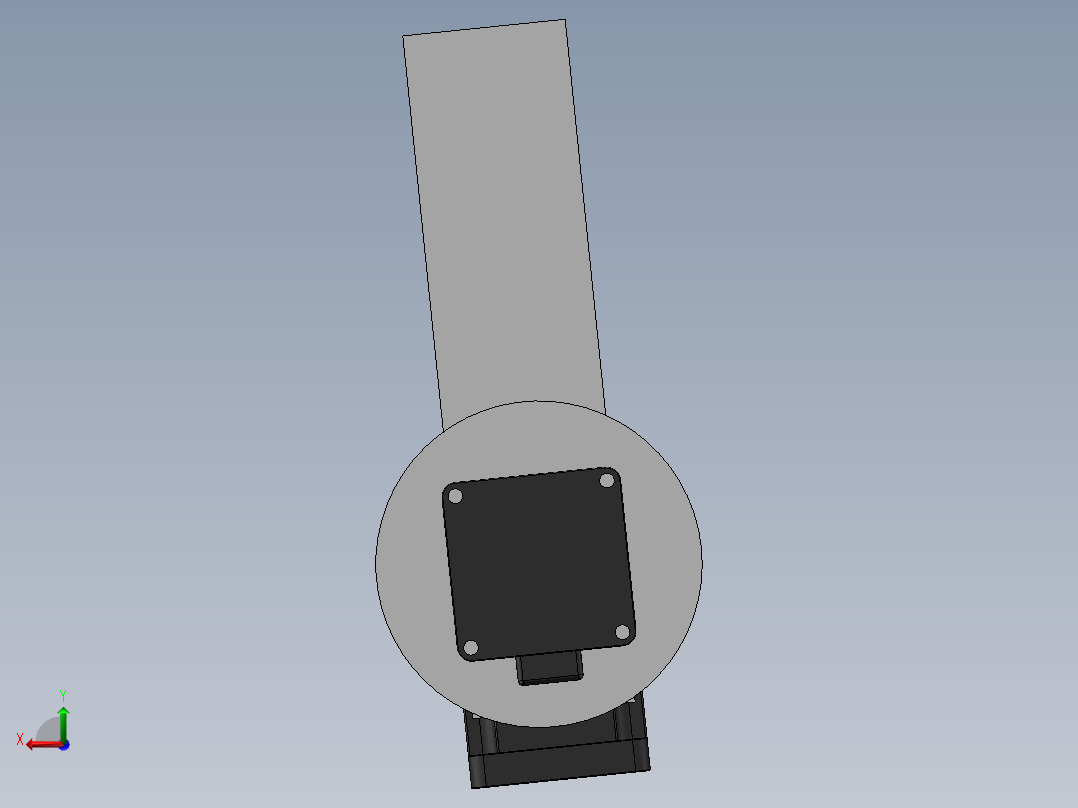管道机器人（三维）后视图