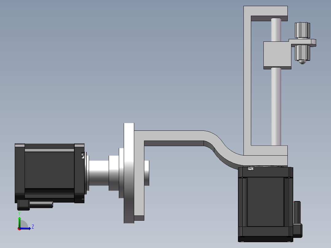 管道机器人（三维）左视图