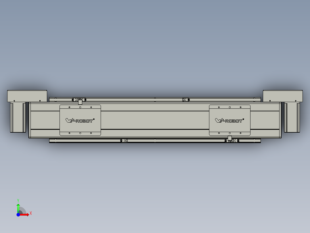 威洛博双电机滑台-VBC14S2-L50-S400-BLR-P40-C6前视图