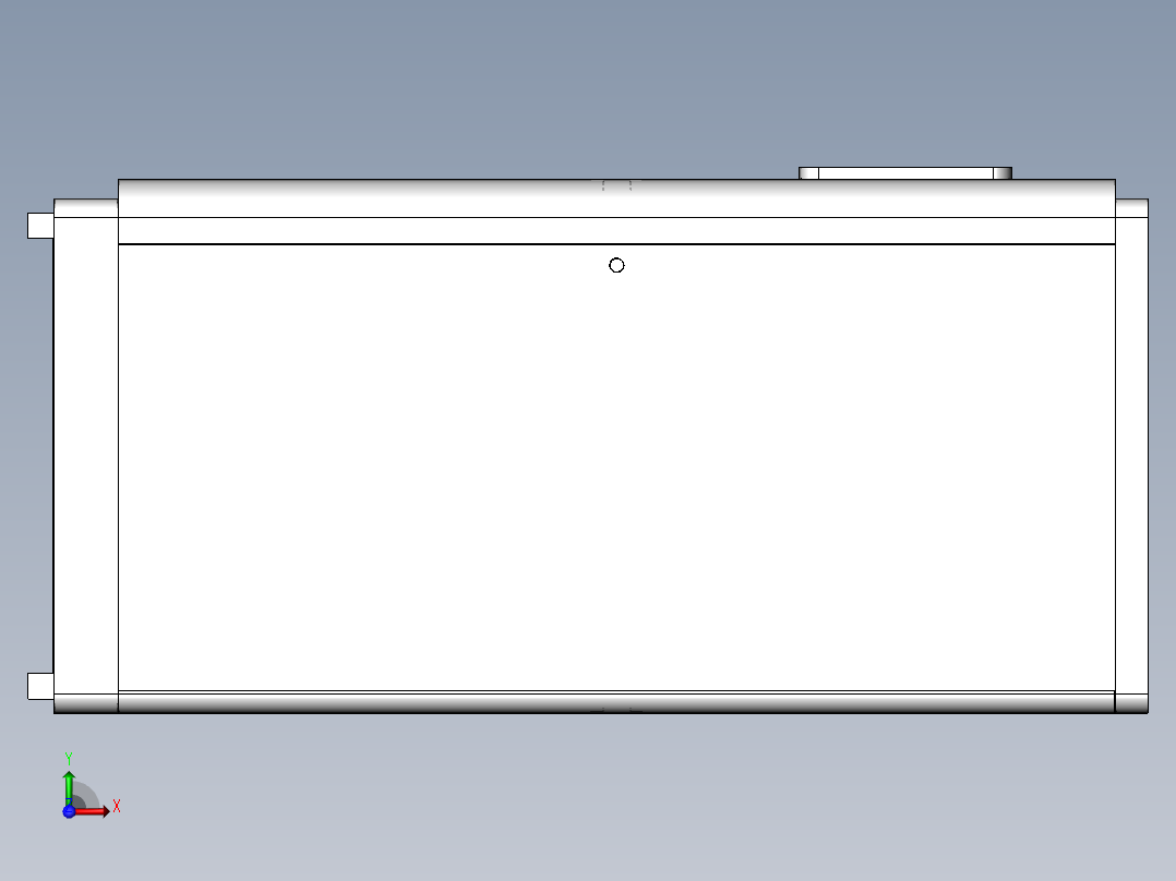 售卖机机架设计前视图