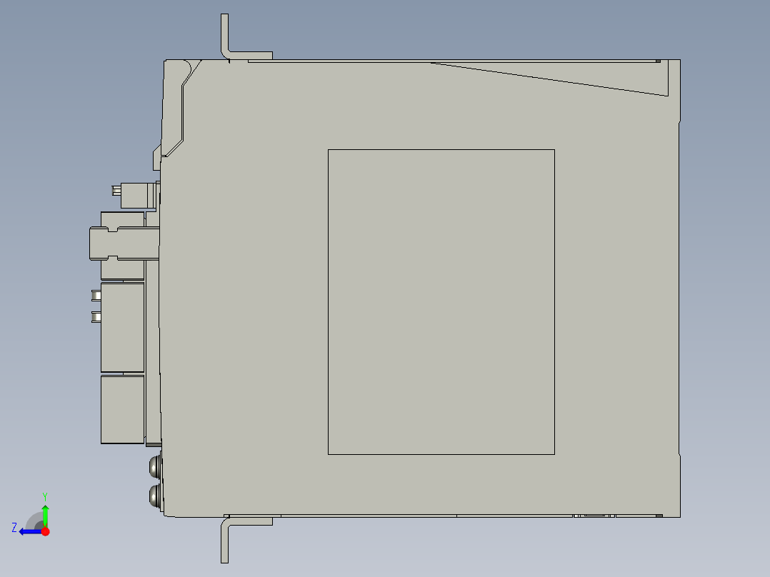 MDDKT2407E伺服马达右视图