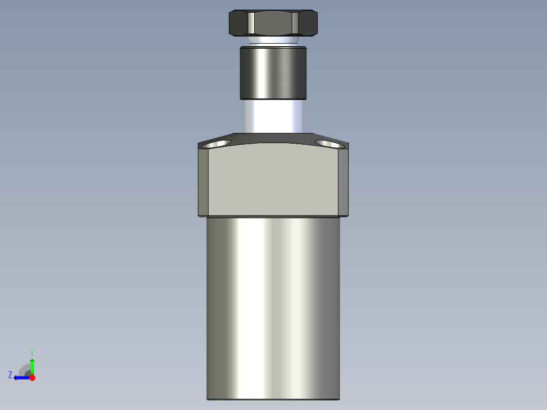 KOSMEKLHS0400-CR-Y60多系列多零件图纸模型右视图