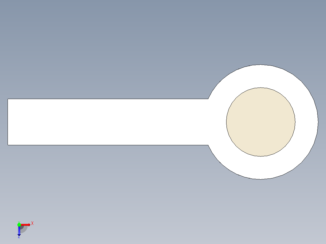 型材-BR 20X20 INTERNAL HINGE BR095AI20俯视图