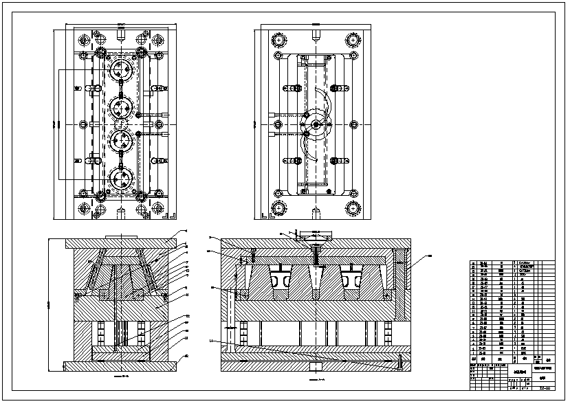 杯托注塑模具设计含三维UG=722524=250liange