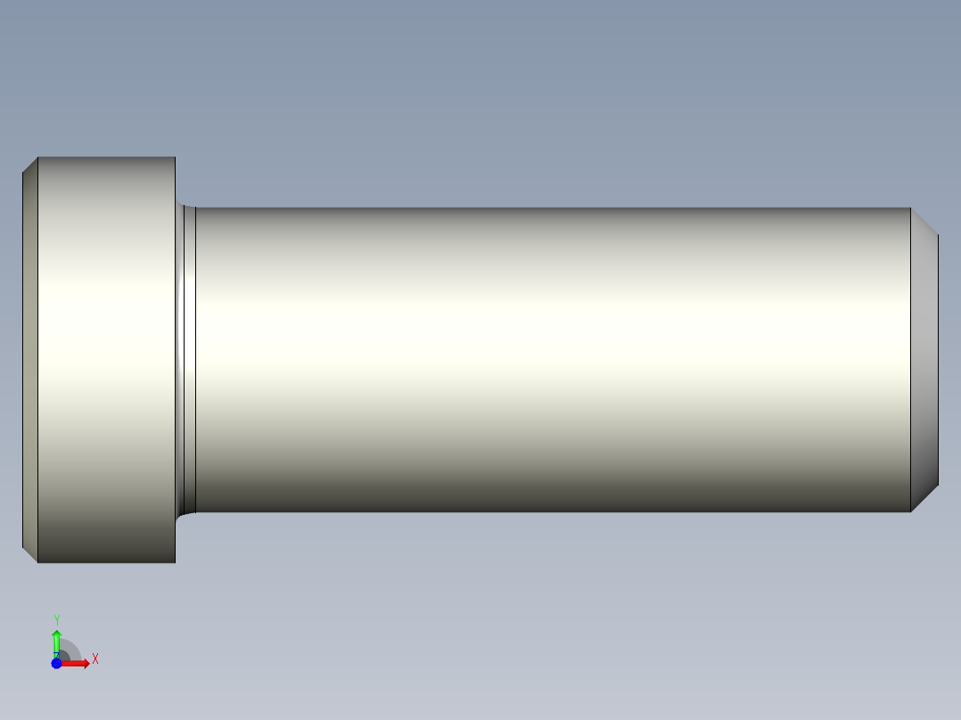 螺钉-Hexalobular_socket_screw-M12-30-20-6-16-8.3-C0.6.stp前视图
