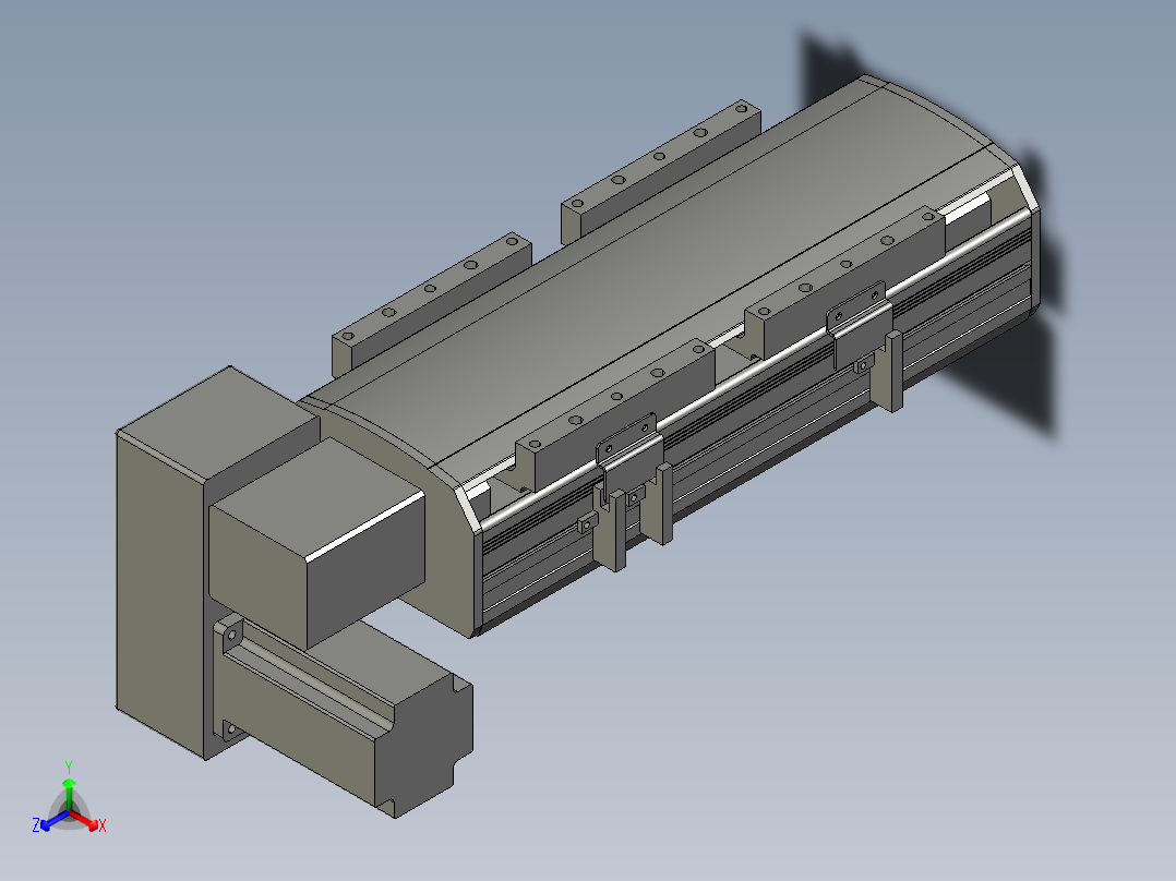 直线模组WG-LHB12-S100-LD设计图纸