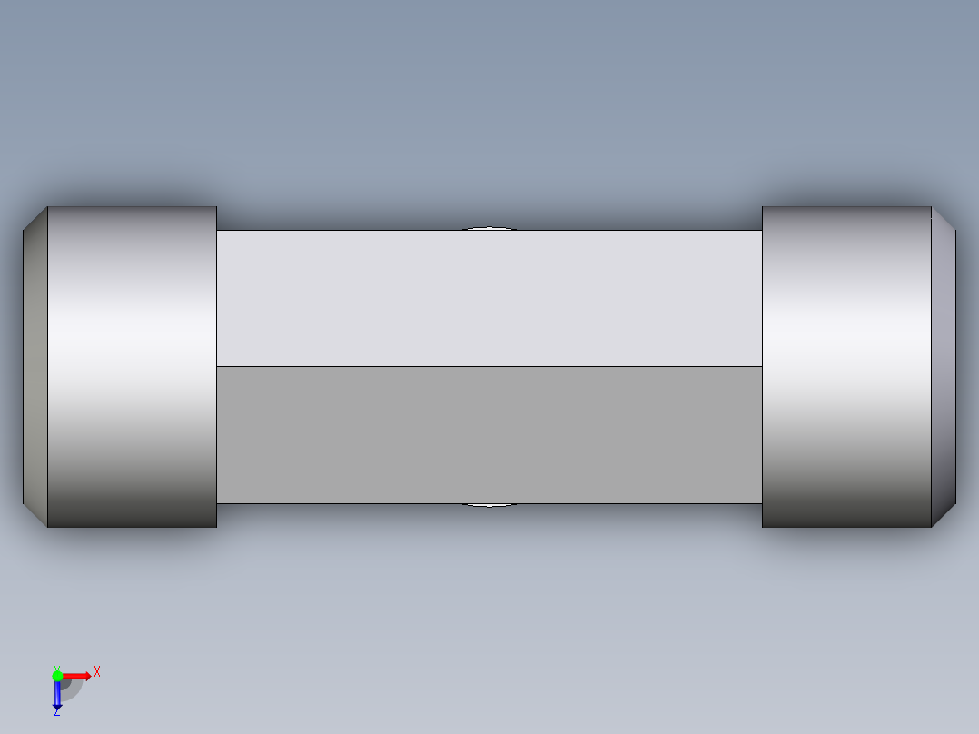 卡套式工业通用硬管接头EO_Male_stud_run_tee_TE12SR71X俯视图