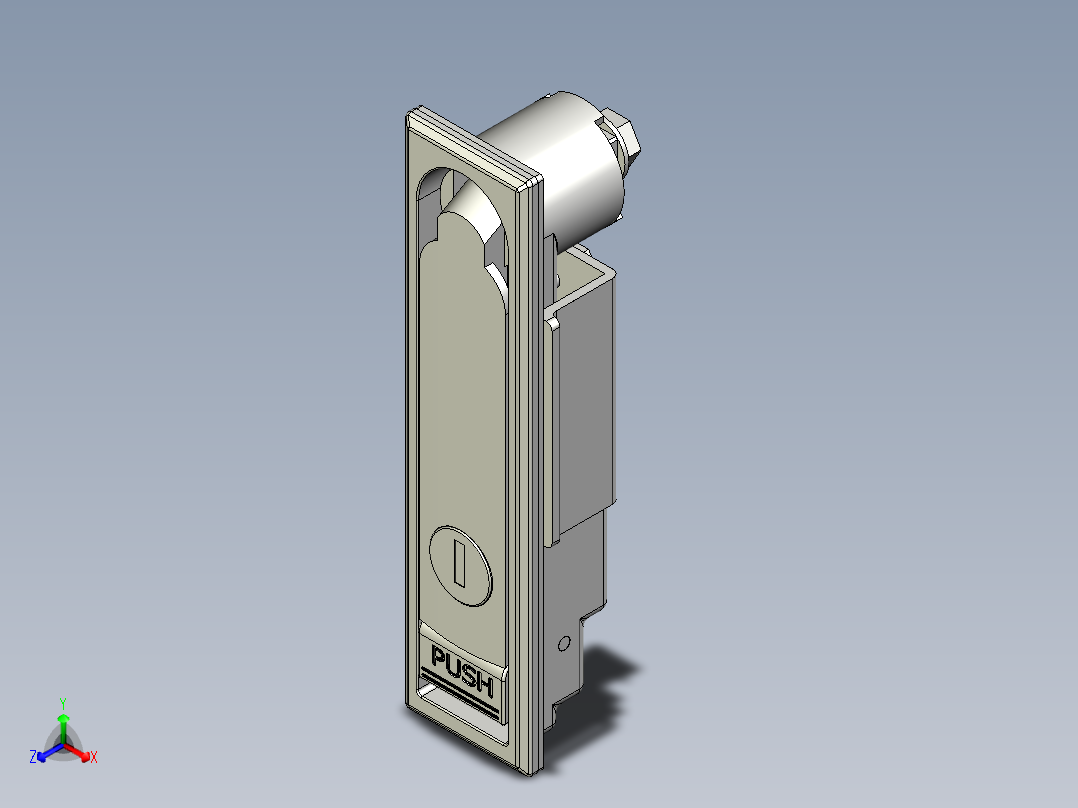 防水平面把手(B)5571-3D多系列多零件图纸模型
