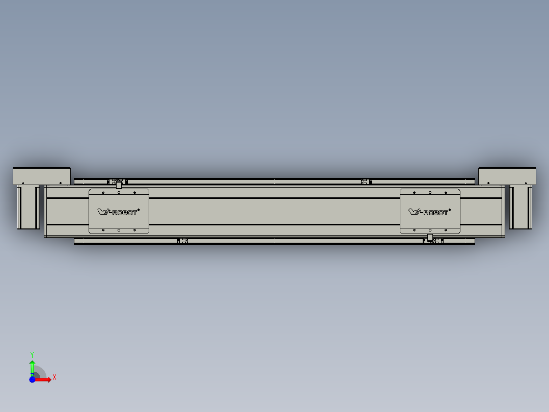 威洛博双电机滑台-VBC14S2-L50-S650-BLR-P40-C6前视图