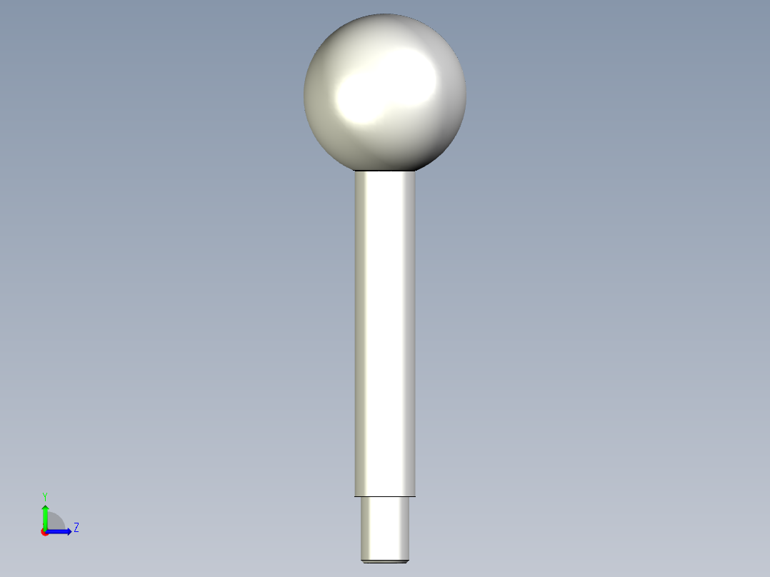 把手1097-3D多系列多零件图纸模型左视图