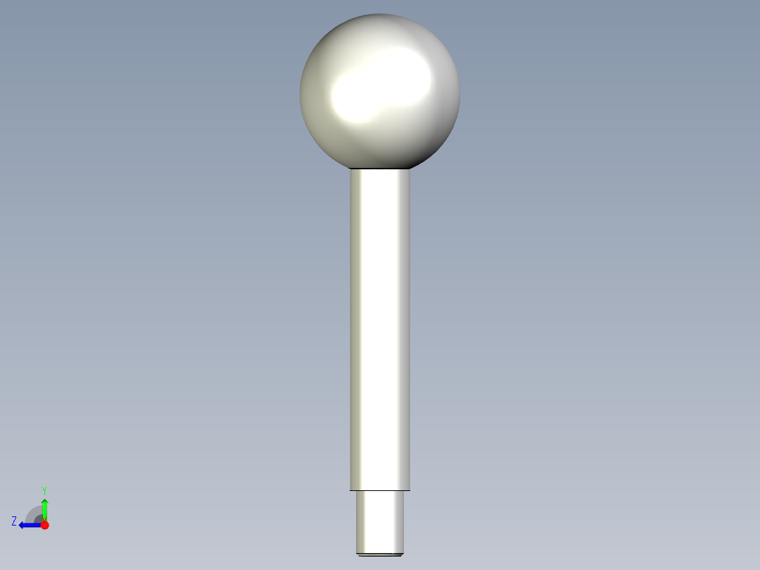 把手1097-3D多系列多零件图纸模型右视图