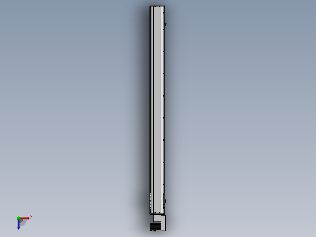 精密模组MT140-L110-1600-R-M40-C4俯视图