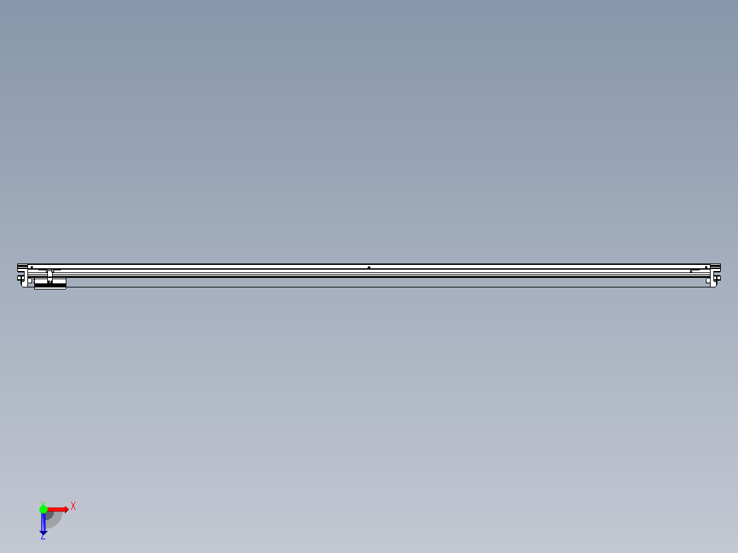 威洛博VL系列3d模型模组VL17E1Y-S2250俯视图