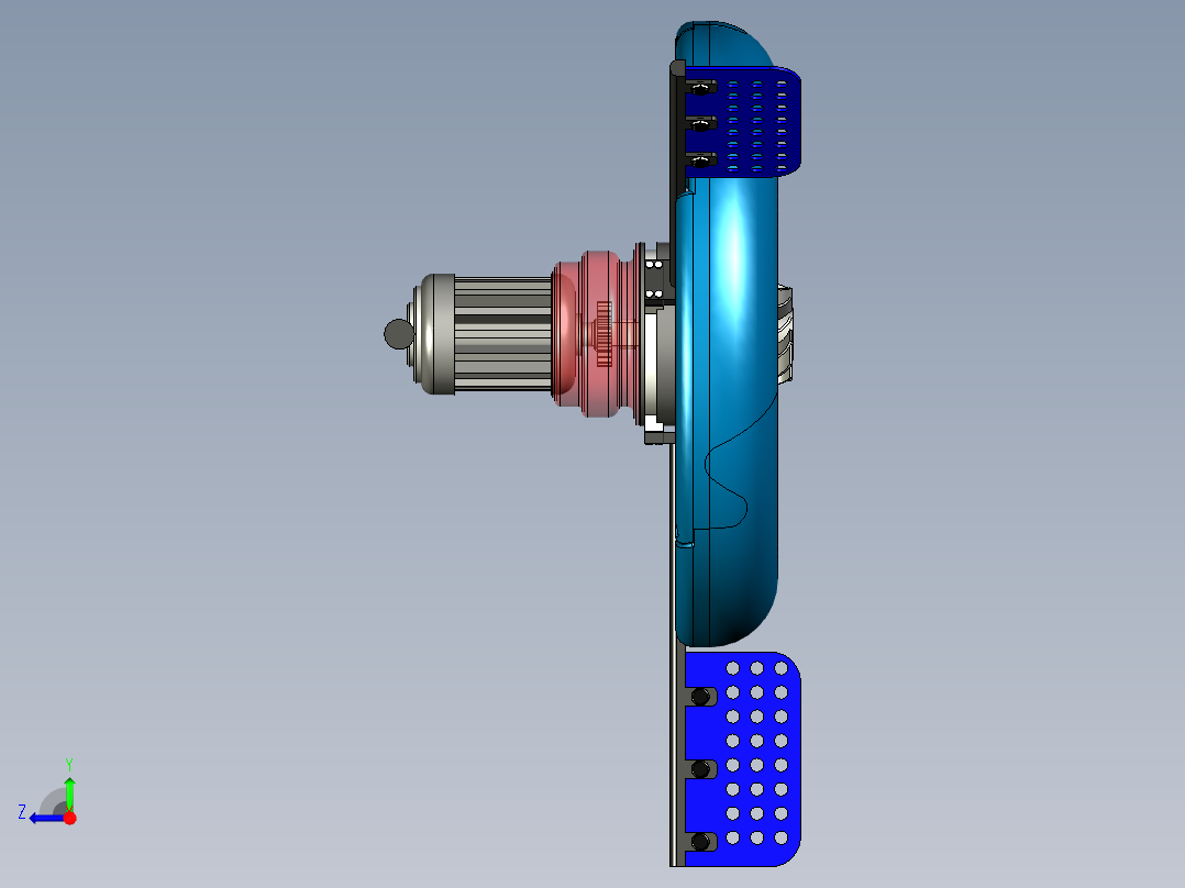 新型增氧机右视图