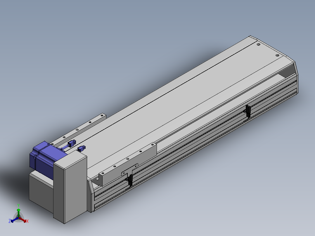 精密模组MT220-L150-500-RU-M75-C4正等轴测图