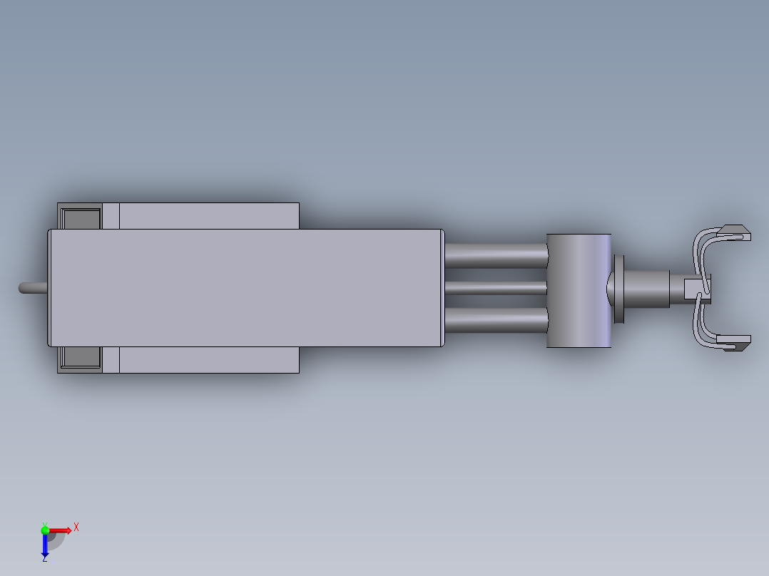 机械手 毕业设计论文俯视图