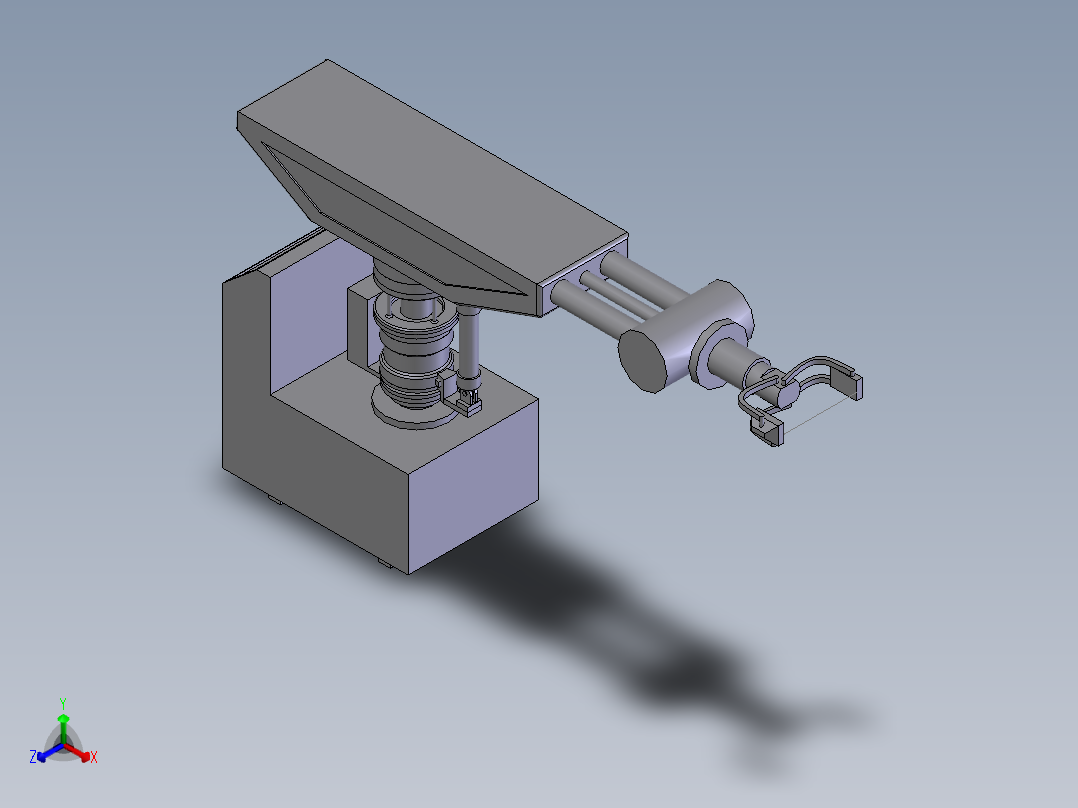 机械手 毕业设计论文正等轴测图
