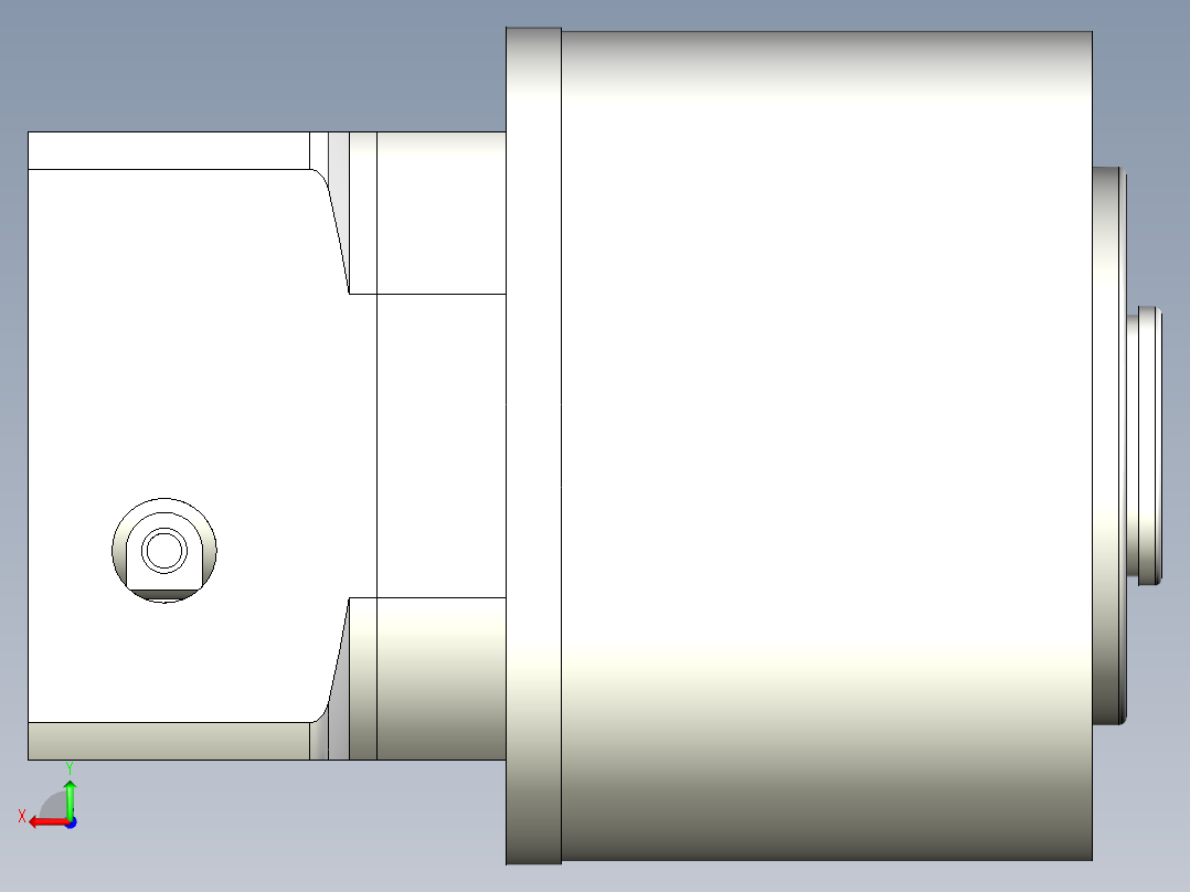 直齿孔PLE120-L2-LC 19-70-90-M5.stp后视图