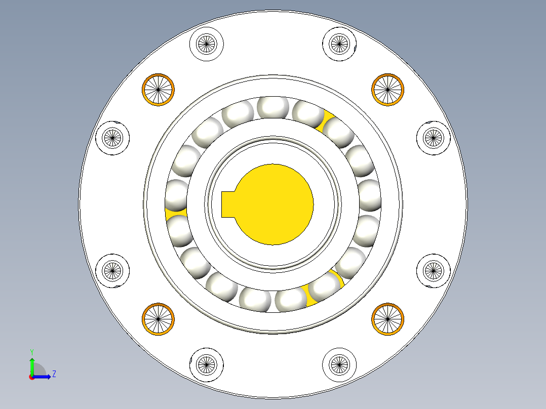 直齿孔PLE120-L2-LC 19-70-90-M5.stp左视图